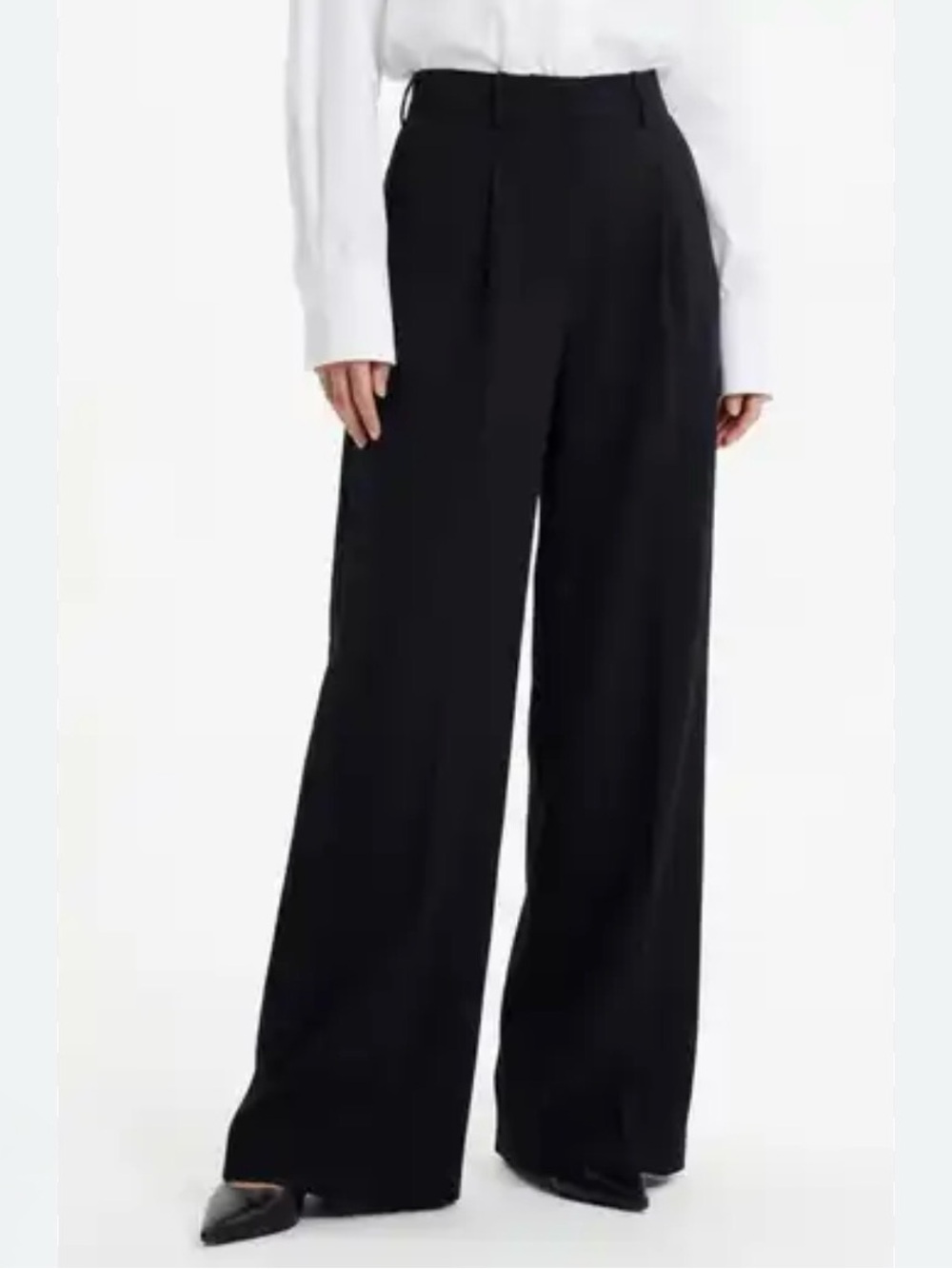 French Connection | Wide-Leg Black Dress Pants